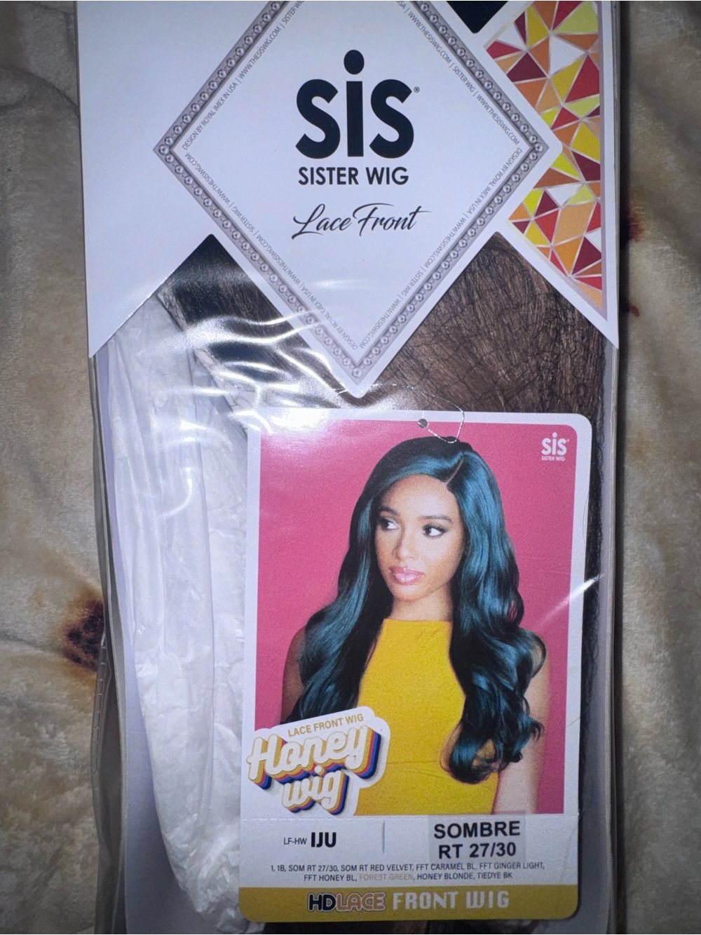 Sister Wig HD Lace Front in Sombre (RT 27/30) rooted Honey Blonde/Auburn
